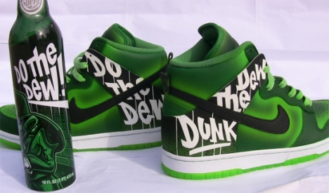 Mtn Dew Can. 'Do the Dew' Custom NIKE Dunk